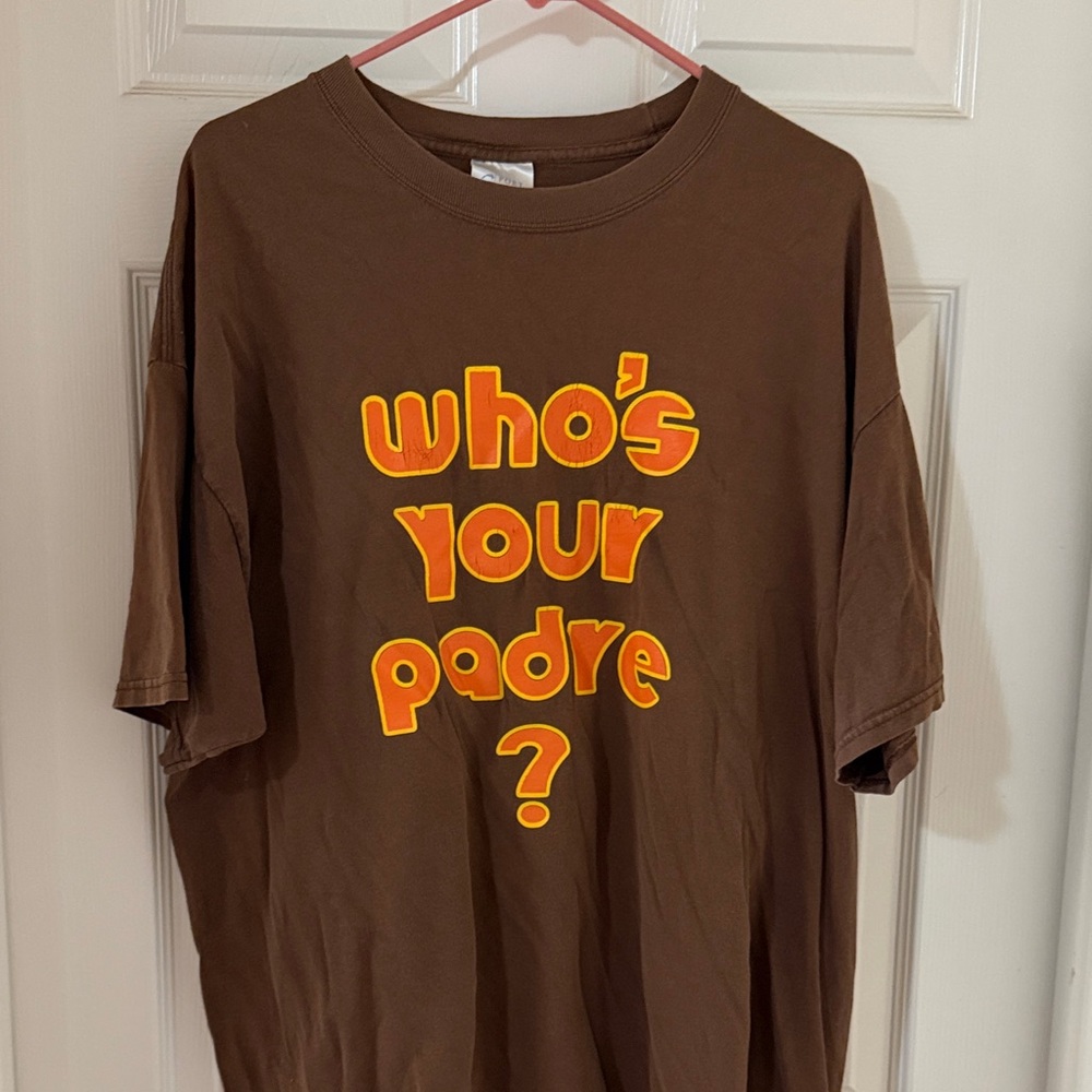 Port and Company Brown Tee - Who's Your Padre?